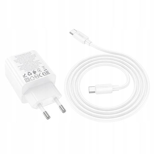 Biała ładowarka cztery porty USB-C 30W Hoco do iPhone 15 Plus na Arena.pl