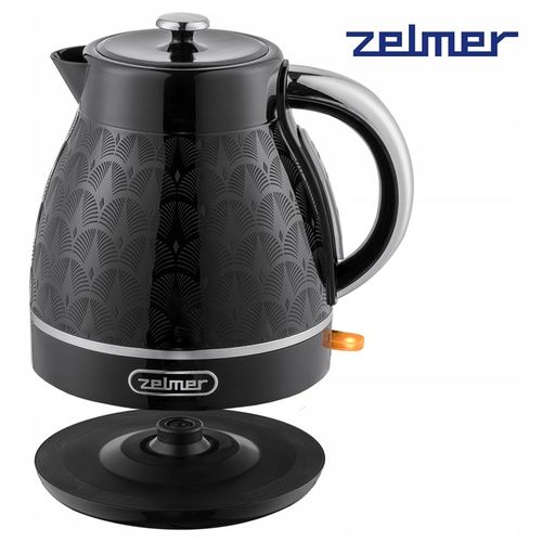 CZAJNIK ELEKTRYCZNY ZELMER BEZPRZEWODOWY PŁASKA GRZAŁKA CICHY 1,7L na Arena.pl