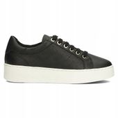GEOX SKYELY BUTY SPORTOWE DAMSKIE SKÓRZANE CZARNE MODNE 41 JJL