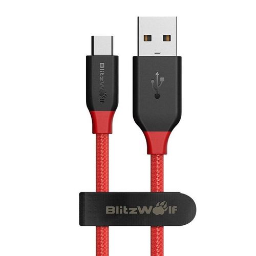 Kabel Micro USB AmpCore BlitzWolf BW-MC4 1m (czerwony) na Arena.pl