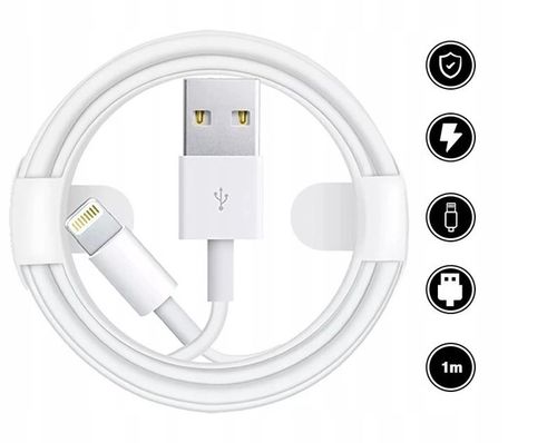 Kabel do Ładowania IPhona 1m/Usb/Lightning 6,7,8,X na Arena.pl