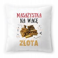 Dla Masażystki Poduszka Na Urodziny Na Prezent Z Nadrukiem Ze Zdjęciem