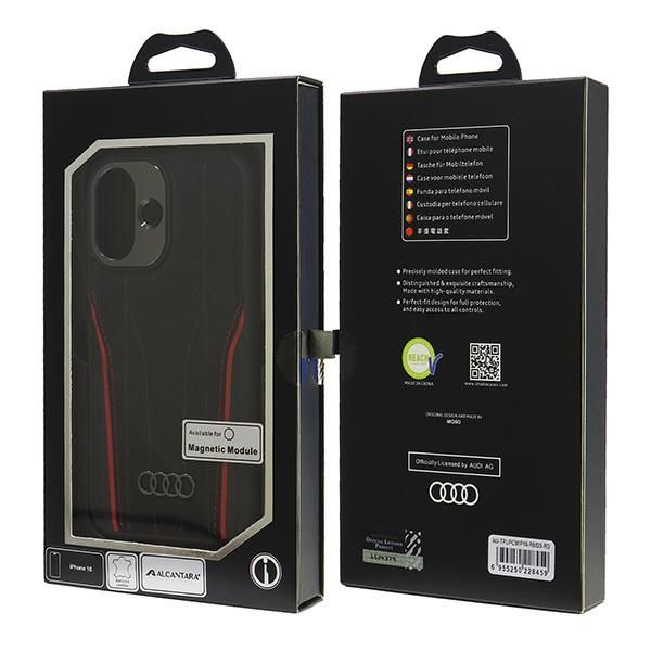 Etui Audi do iPhone 16, Czarny, MagSafe zdjęcie 7