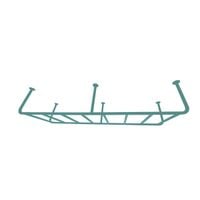 Drabinka gimnastyczna sufitowa SLIM turkusowa | metalowa | 200x40 cm | 100 kg