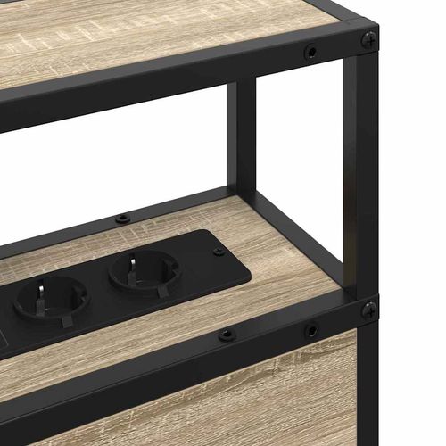 Zagłówek do przechowywania z półką dąb sonoma 80 cm na Arena.pl