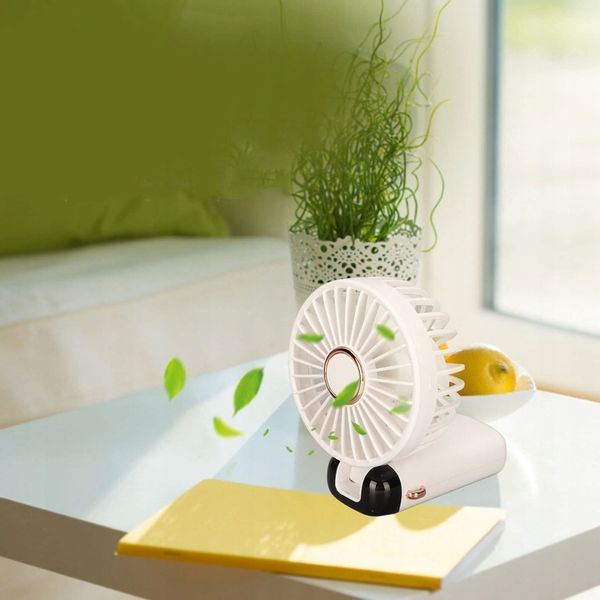 WENTYLATOR RĘCZNY PRZENOŚNY MINI WENTYLATOR Z AKUMULATOR 3000 MAH W PODRÓŻY zdjęcie 2