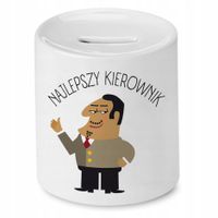 Skarbonka Dla Kierownika Najlepszy Kierownik Z Nadrukiem Ze Zdjęciem