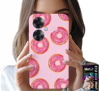 ETUI DO OPPO RENO11 F 5G - WZÓR Z PĄCZKAMI DONATAMI POLEWĄ CUKROWĄ