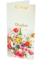 karta urodzinowa - ustawiany wiek (naklejki) a ur-040