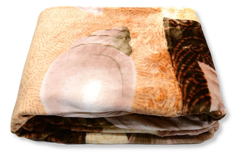 Gruby Koc Akrylowy 160X210 Muszelki Brąz 18781 zdjęcie 3