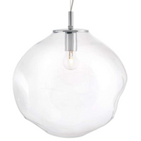 LAMPA wisząca AVIA L 10413109 Kaspa szklana OPRAWA zwis przezroczysty