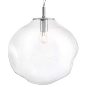LAMPA wisząca AVIA L 10413109 Kaspa szklana OPRAWA zwis przezroczysty