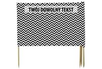 PARAWAN PLAŻOWY Geometryczny z indywidualnym  napisem 4 PANELE 27.4