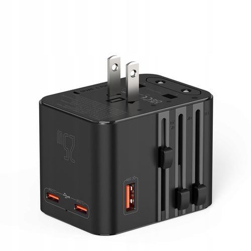 Uniwersalna Przejściówka ADAPTER Gniazda USA UK EU AUST Ładowarka USB na Arena.pl