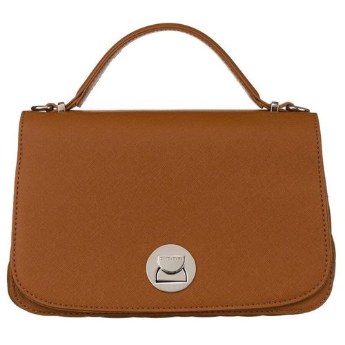 karmelowa torebka damska crossbody ze srebrnymi okuciami - david jones na Arena.pl