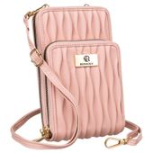 torebka-portfel 2w1 w różowym kolorze zawieszona n