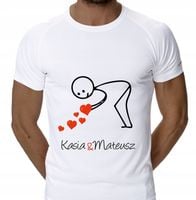 Koszulka DLA PAR miłość WALENTYNKI ROCZNICA