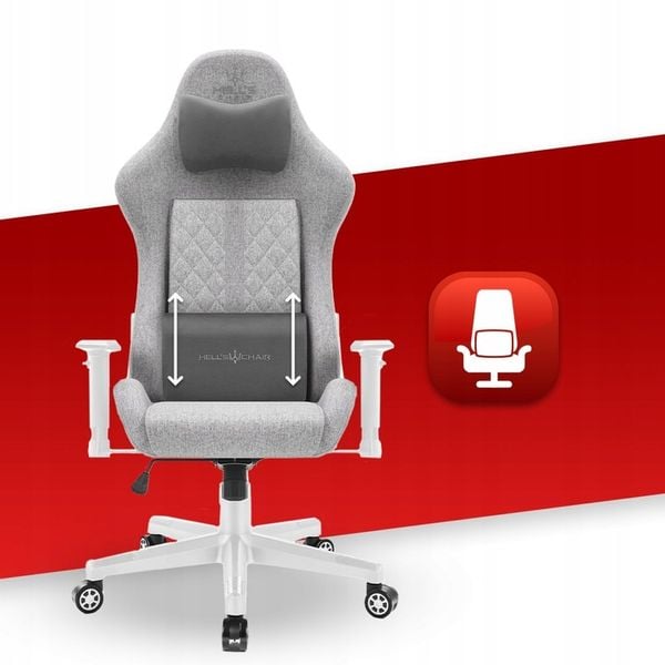 FOTEL GAMINGOWY DLA GRACZA BIUROWY HELL'S zdjęcie 13