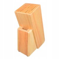 Stojak na noże Banquet 22,5 cm brązowy drewno
