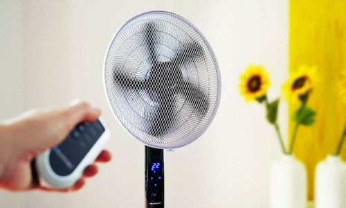 CICHY MOCNY WENTYLATOR WIATRAK PODŁOGOWY BLAUPUNKT ASF701 40dB 55W PILOT na Arena.pl