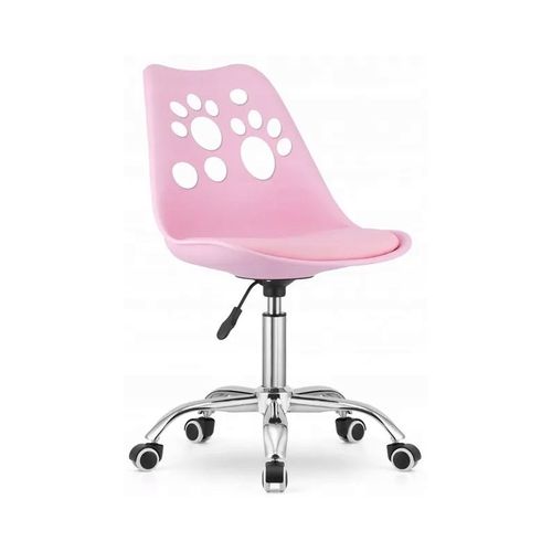 fotel biurowy puppy love obrotowy do biurka, dziecięcy różowy ko16r na Arena.pl