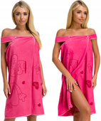 RĘCZNIK DO SAUNY SPA PAREO KĄPIELOWY DAMSKI NA BASEN PLAŻE TUNIKA 78x135 CM