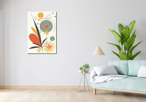 Obraz 60x90cm Geometryczny Ogród na Arena.pl