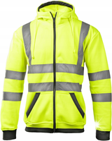 Bluza odblaskowa z kapturem BRIXTON FLASH żółta BF014 r. XXL