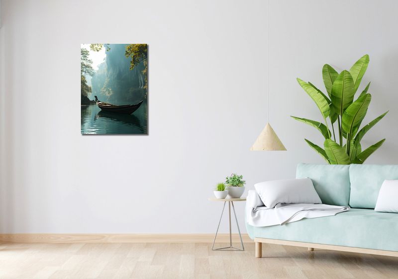 Obraz 50x70cm Samotność na Tafli zdjęcie 2