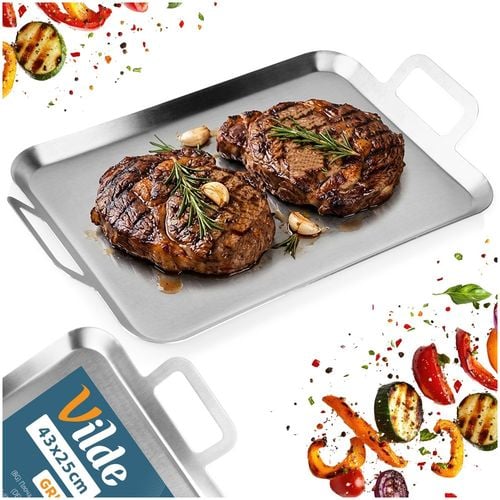 Blacha do grillowania stalowa 43x25 cm na Arena.pl