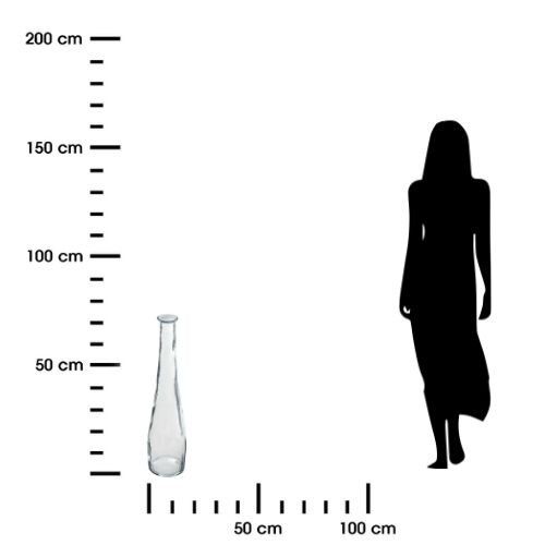 Wazon Long 79cm transparentny zdjęcie 3