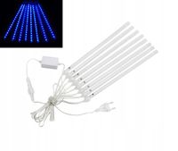 LAMPKI SOPLE 288 LED NIEBIESKIE METEORYTY 50
