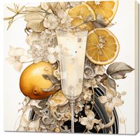 Obraz 100x100cm Esencja Cytrusów