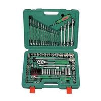 Zestaw narzędzi 1/2, 1/4, 124szt., 6-kątne / E-TORX / HEX / Phillips PH /