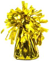 Ciężarek do balonów, foliowy, złoty