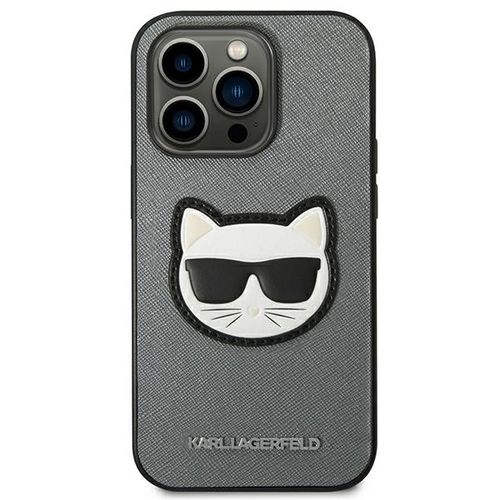Etui Karl Lagerfeld do iPhone 14 Pro, Srebrny na Arena.pl