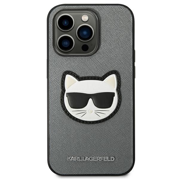 Etui Karl Lagerfeld do iPhone 14 Pro, Srebrny zdjęcie 3