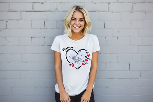 KOSZULKA DZIEŃ MAMY PREZENT DZIEŃ MATKI PERSONALIZOWANY Z IMIONAMI DZIECI M na Arena.pl