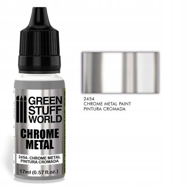 GSW 2454 CHROME METAL PAINT 17ml zdjęcie 1