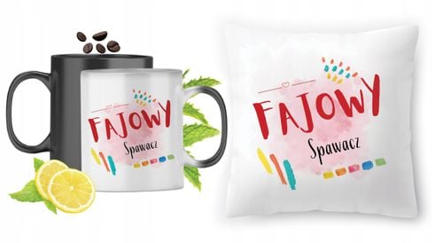 Dla Spawacza Zestaw Kubek Magiczny + Poduszka Z Nadrukiem Ze Zdjęciem na Arena.pl
