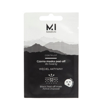 MARION Detox Czarna maska peel-off twarzy z węglem