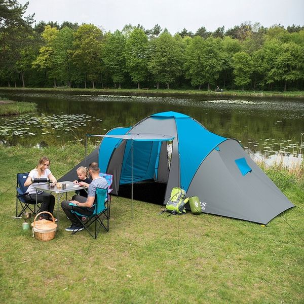 NILS Namiot Turystyczny Kempingowy 6 Osobowy Wodoodporny + Pokrowiec zdjęcie 13