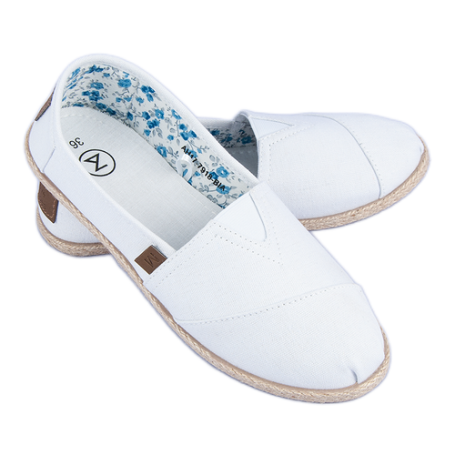 Białe Wsuwane Espadryle r.36 na Arena.pl