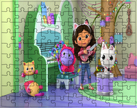 Puzzle Koci Domek Gabi