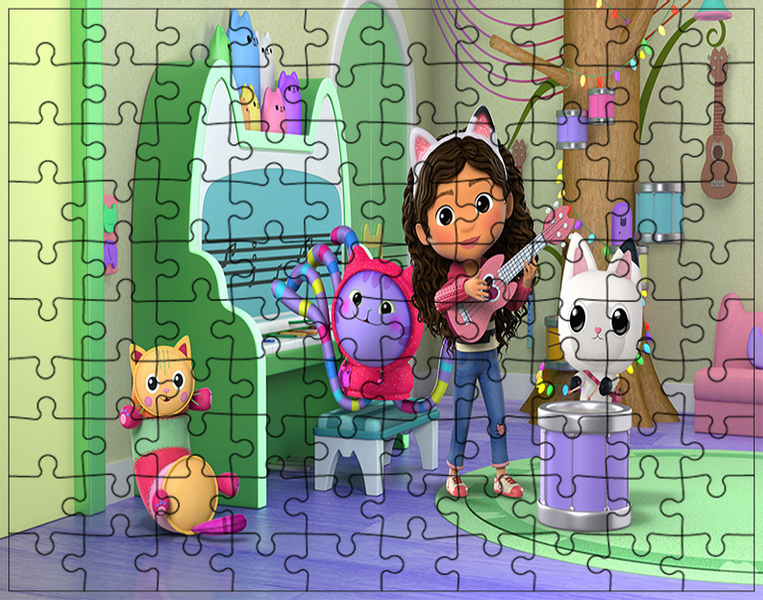 Puzzle Koci Domek Gabi zdjęcie 1