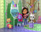 Puzzle Koci Domek Gabi