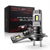 ŻARÓWKI LED H7 BARDZO MOCNE BIAŁE 6500K 1:1 CANBUS 12V GLARE