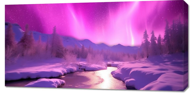 Obraz 100x50cm Aurora Nad Niebiem zdjęcie 1