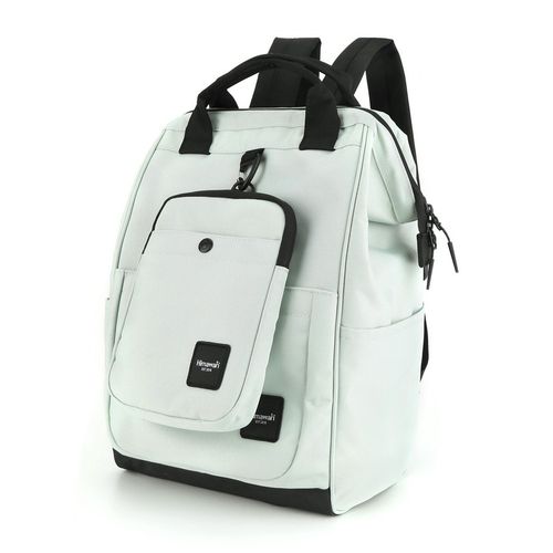 pojemny plecak a4 z saszetką w miętowym kolorze - himawari na Arena.pl