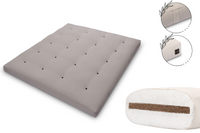 Materac 180x200 z kokosem - Pascall Futon Medium Coco - Szary